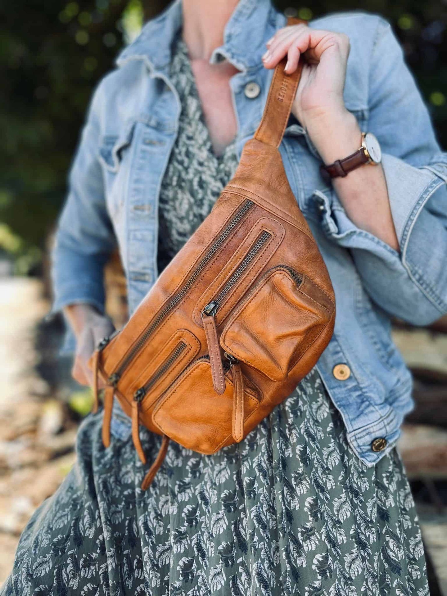 Bumbag RAW – Cognac - VIAMAJA.DK