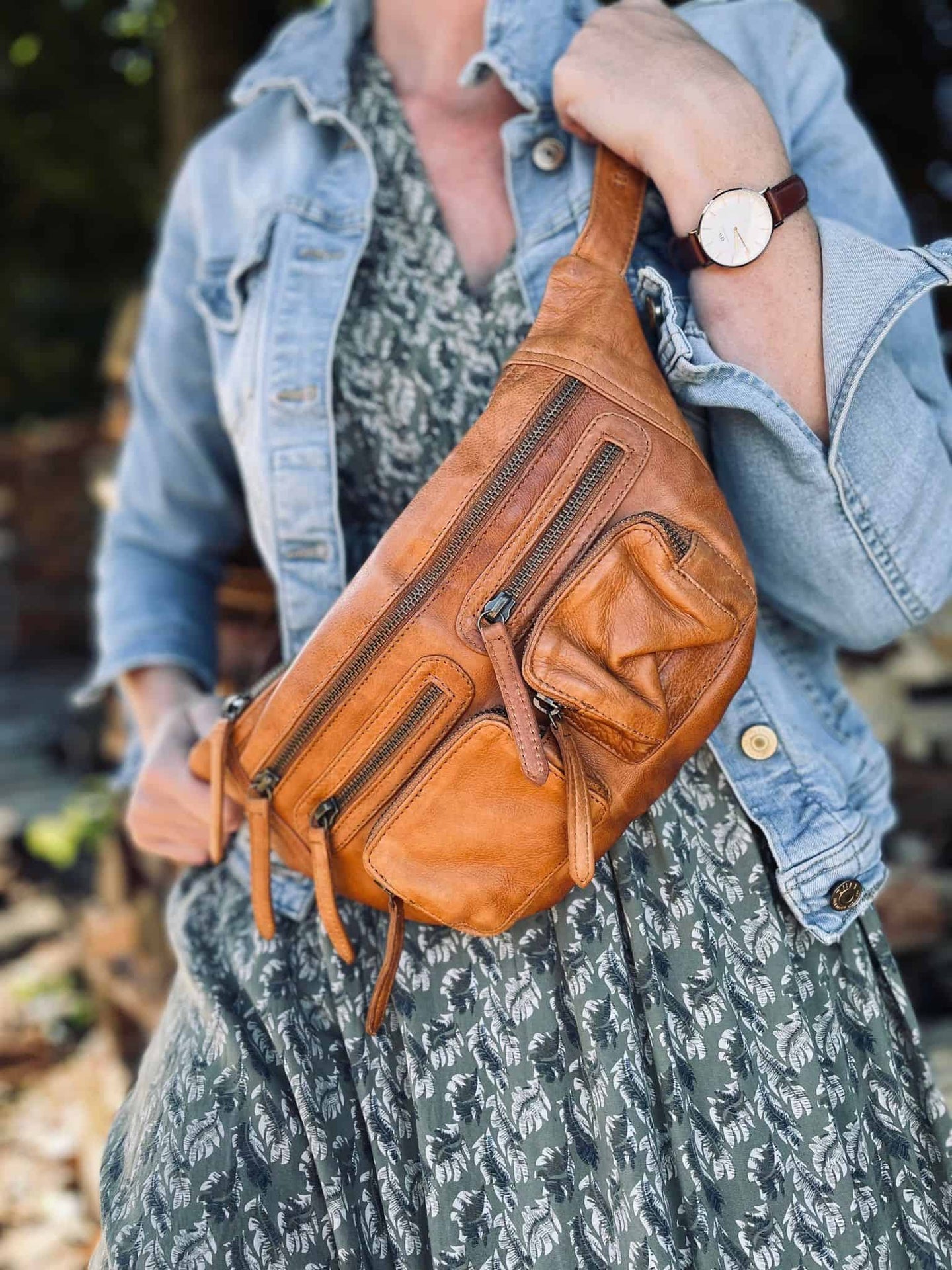 Bumbag RAW – Cognac - VIAMAJA.DK