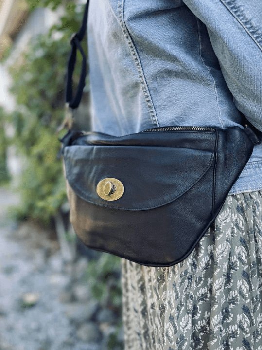 Bumbag ROSSA – Cognac - VIAMAJA.DK