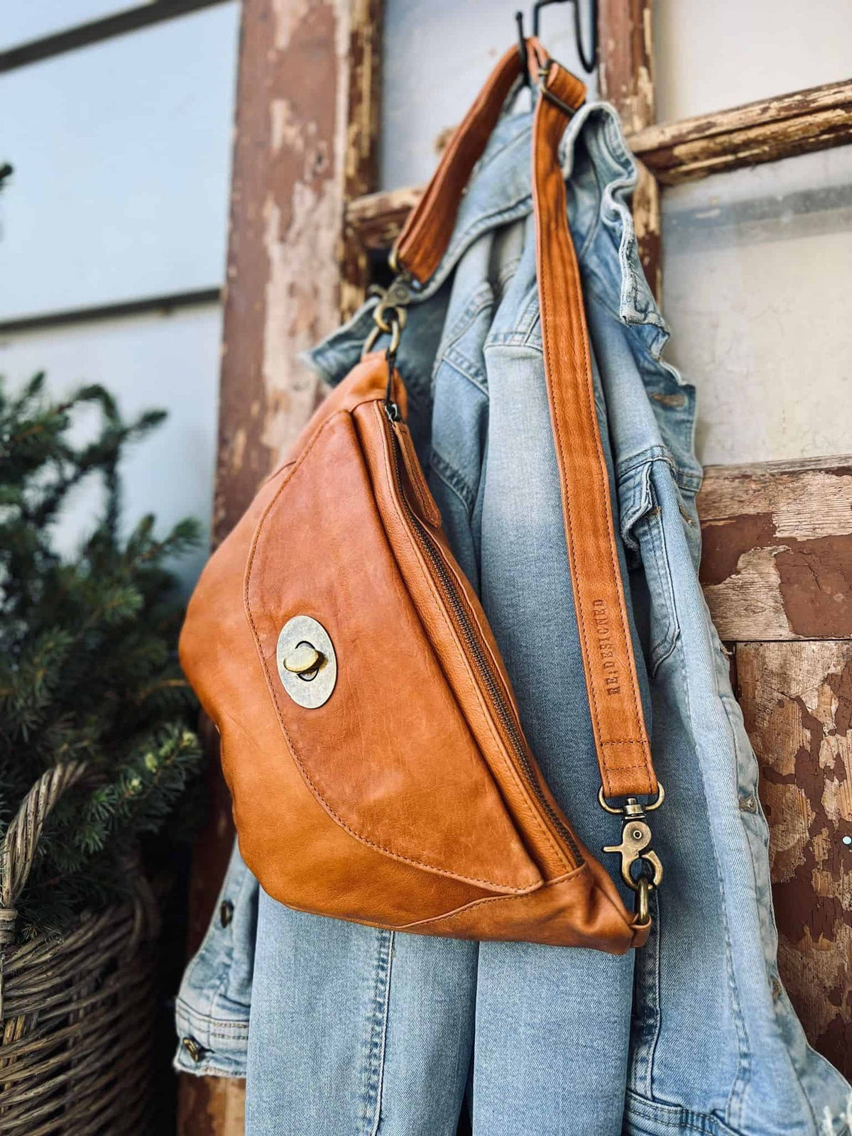 Bumbag ROSSA – Cognac - VIAMAJA.DK