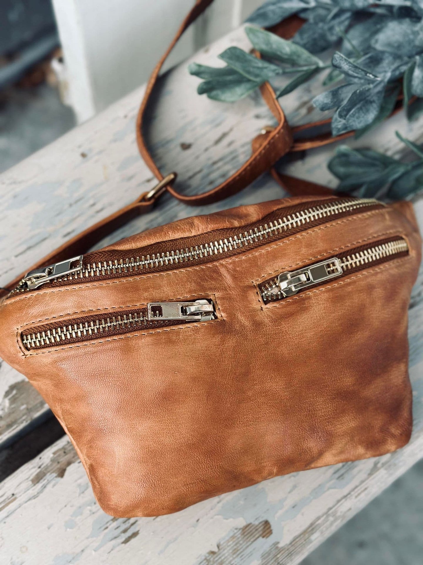 Bumbag SPRING Cognac - VIAMAJA.DK