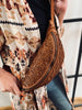 Bumbag - Einzigartiges Cognac-Flechtmuster