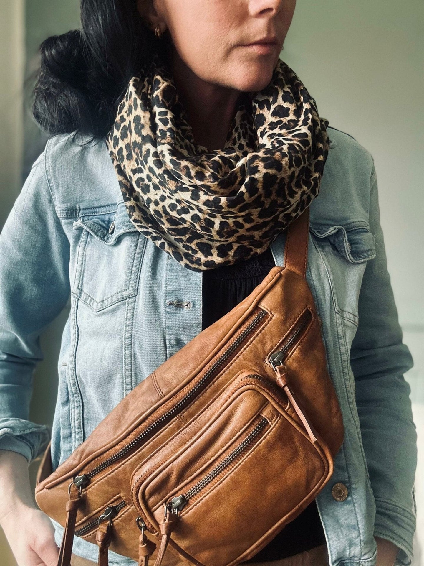 Bumbag – VINTAGE cognac - VIAMAJA.DK