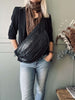 Bumbag XL MIRA – Schwarz / Schwarz