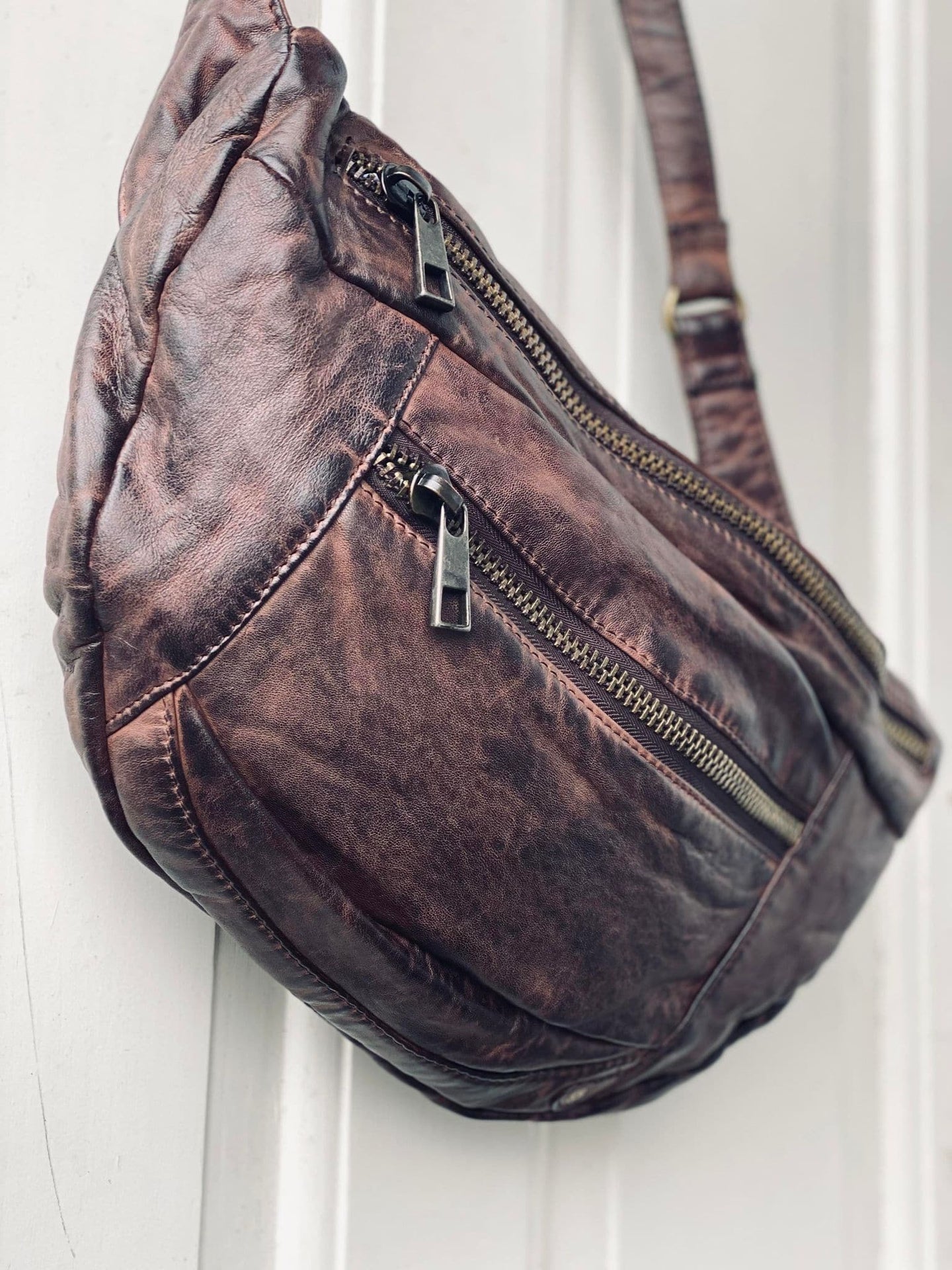 Bumbag XL MIRA - Brown - VIAMAJA.DK