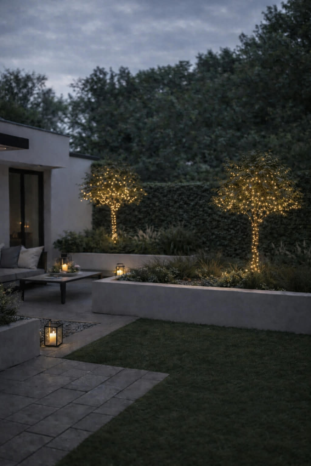 Lichterkette mit Solarzellen und USB - 480 LED-Lichter