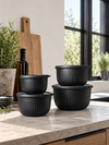 Aufbewahrungsbehälter Black – Set mit 4 Stk.