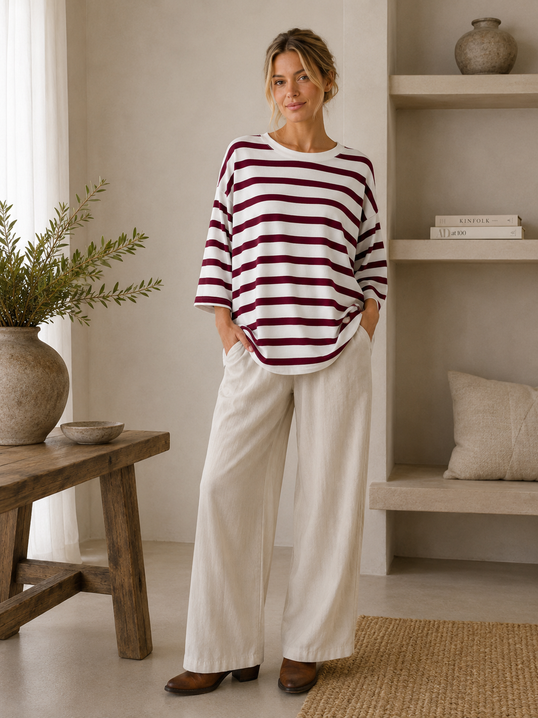 Bluse Sage vino