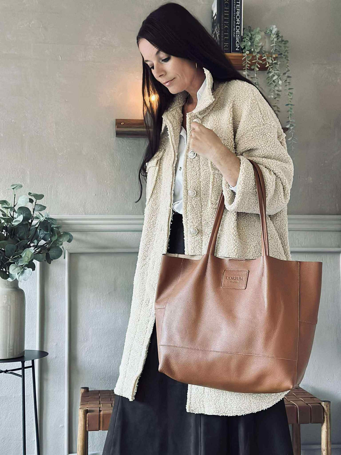 Jacke Teddy Lois beige