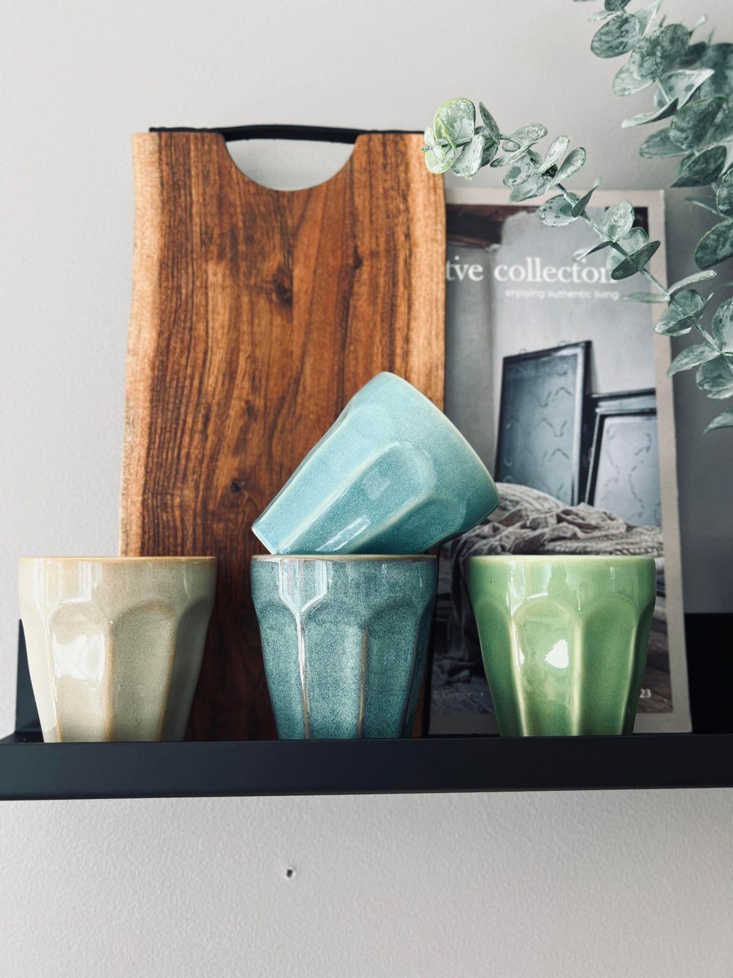 Cafe´ krus i blandet farver - 4 stk - VIAMAJA.DK