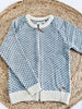 Cardigan aus Merinowolle - Iris blau M