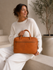Laptoptasche Faust doppelt - Cognac