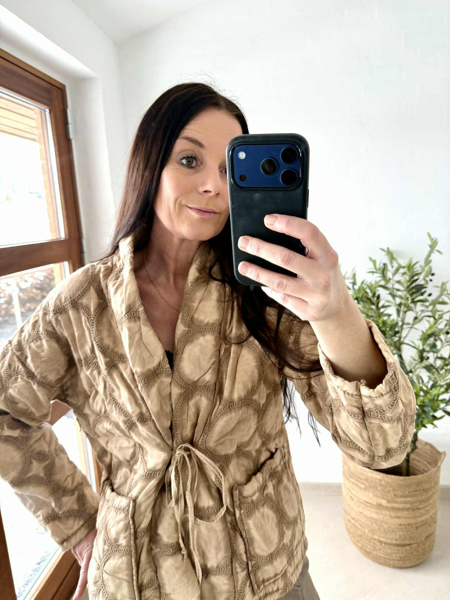 Jacke mit Stickerei - Alison