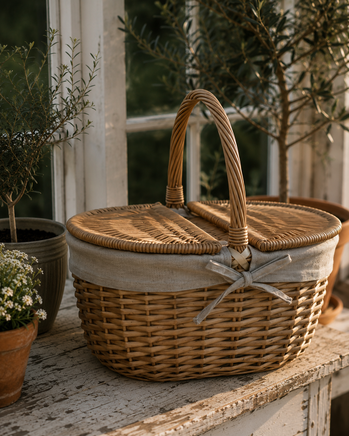 Picknickkorb – Oval