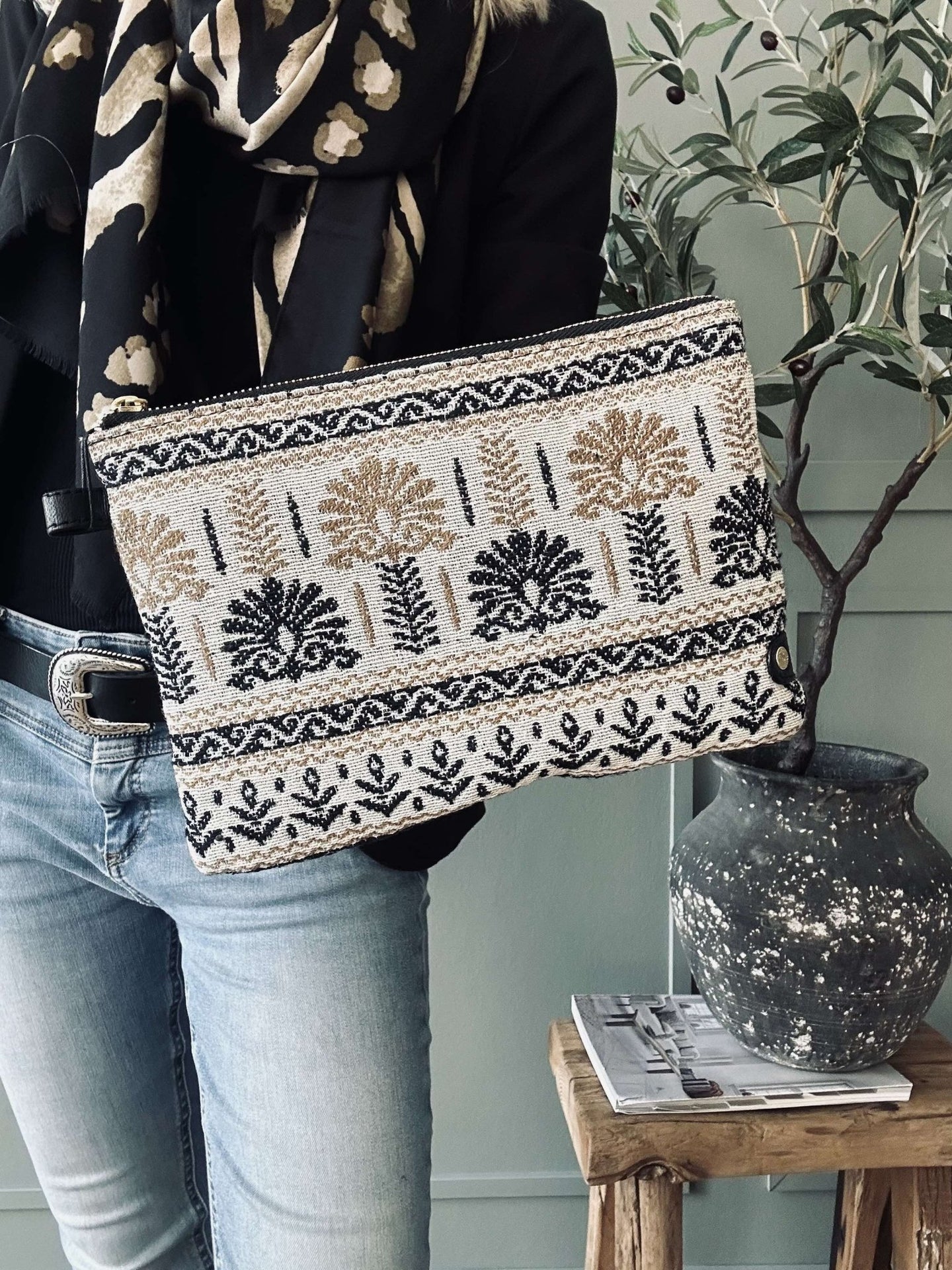 Clutch Beige - VIAMAJA.DK