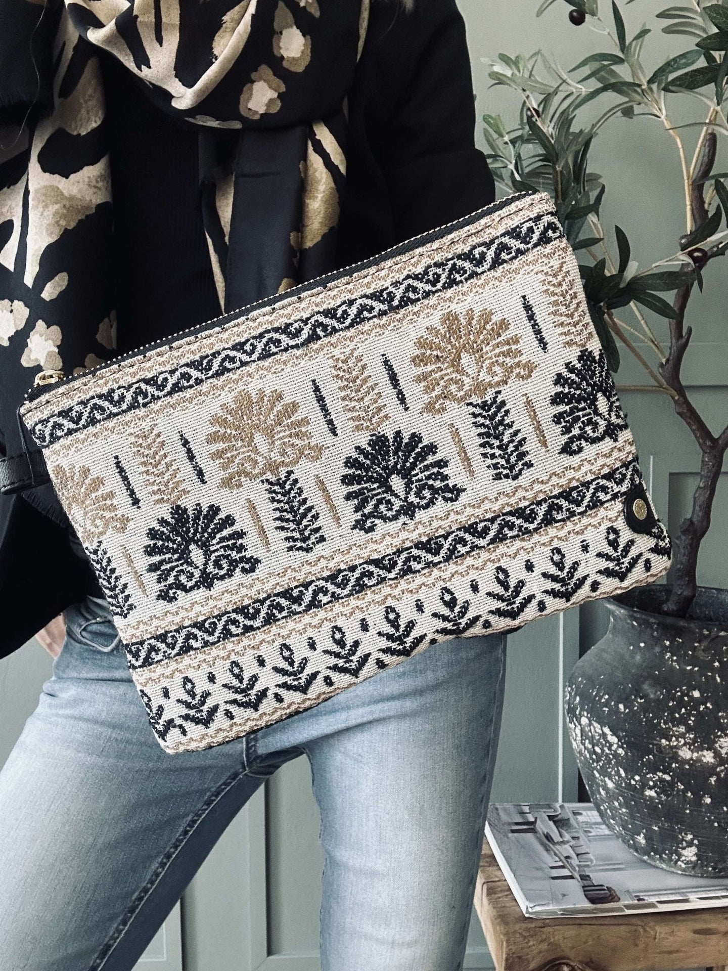 Clutch Beige - VIAMAJA.DK