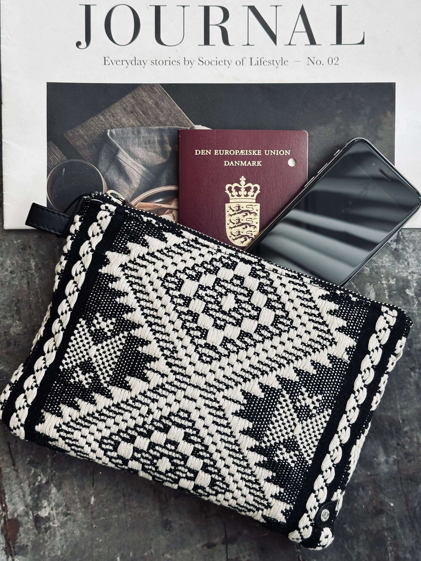 Clutch Black boheme - VIAMAJA.DK