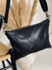Clutch - Schwarz HALLY in weichem Leder