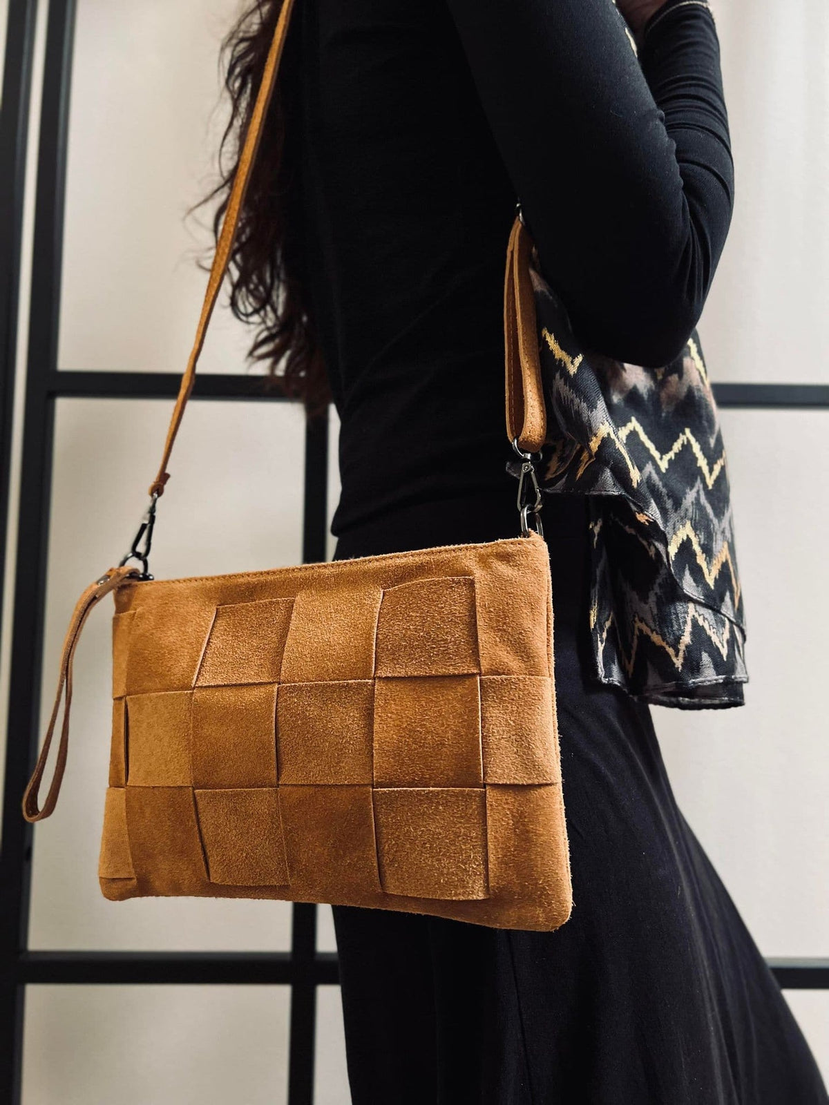 Clutch - Cognac Ruskind - VIAMAJA.DK