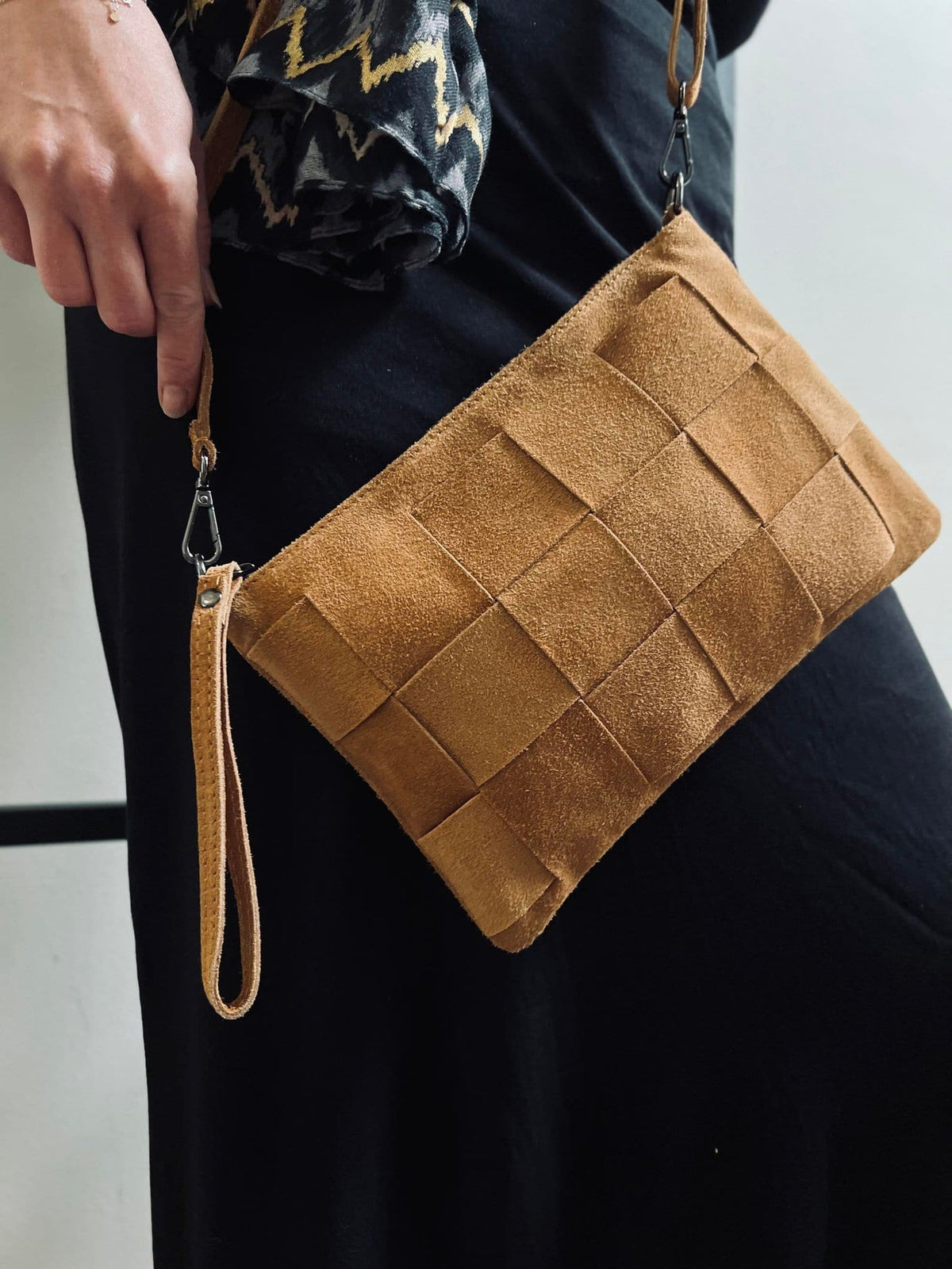 Clutch - Cognac Ruskind - VIAMAJA.DK