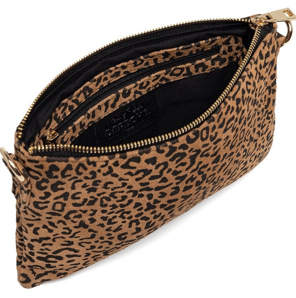 Clutch / crossover Leopard ruskind - VIAMAJA.DK