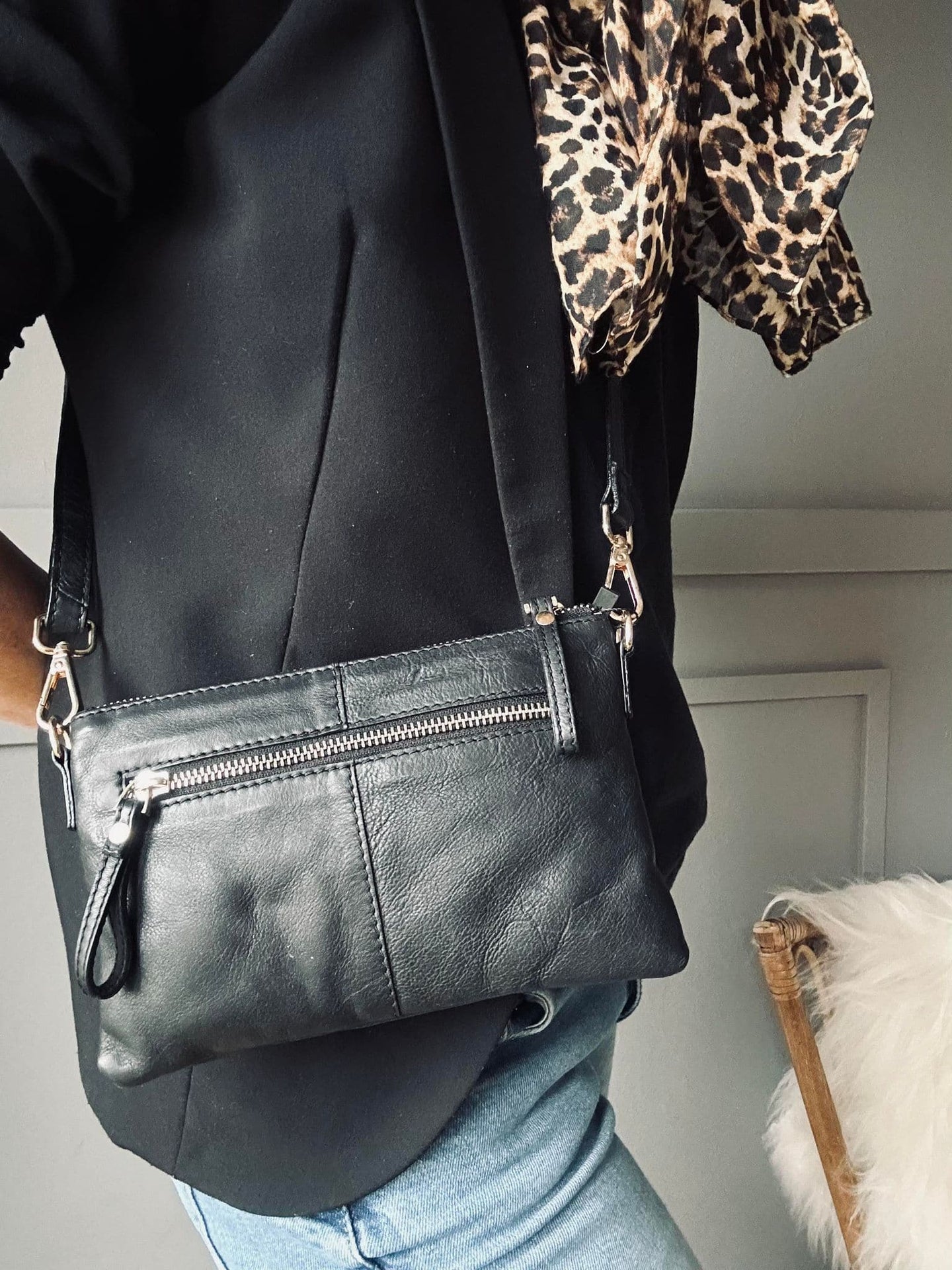 Clutch Hallie - Black - VIAMAJA.DK