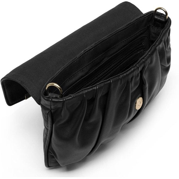Clutch JULIA – Black / gold - VIAMAJA