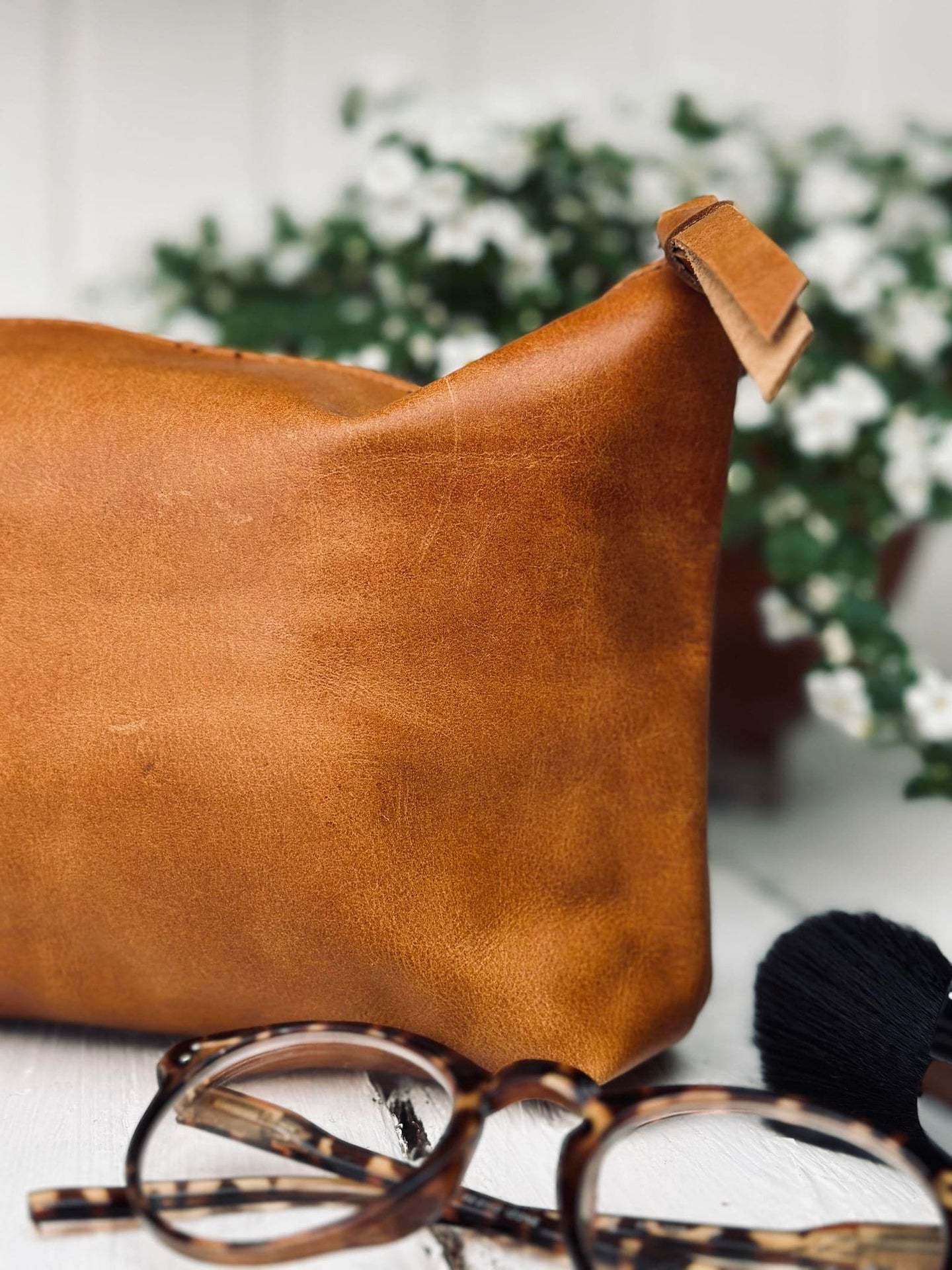 Clutch MIOMIO - Cognac skind - VIAMAJA.DK