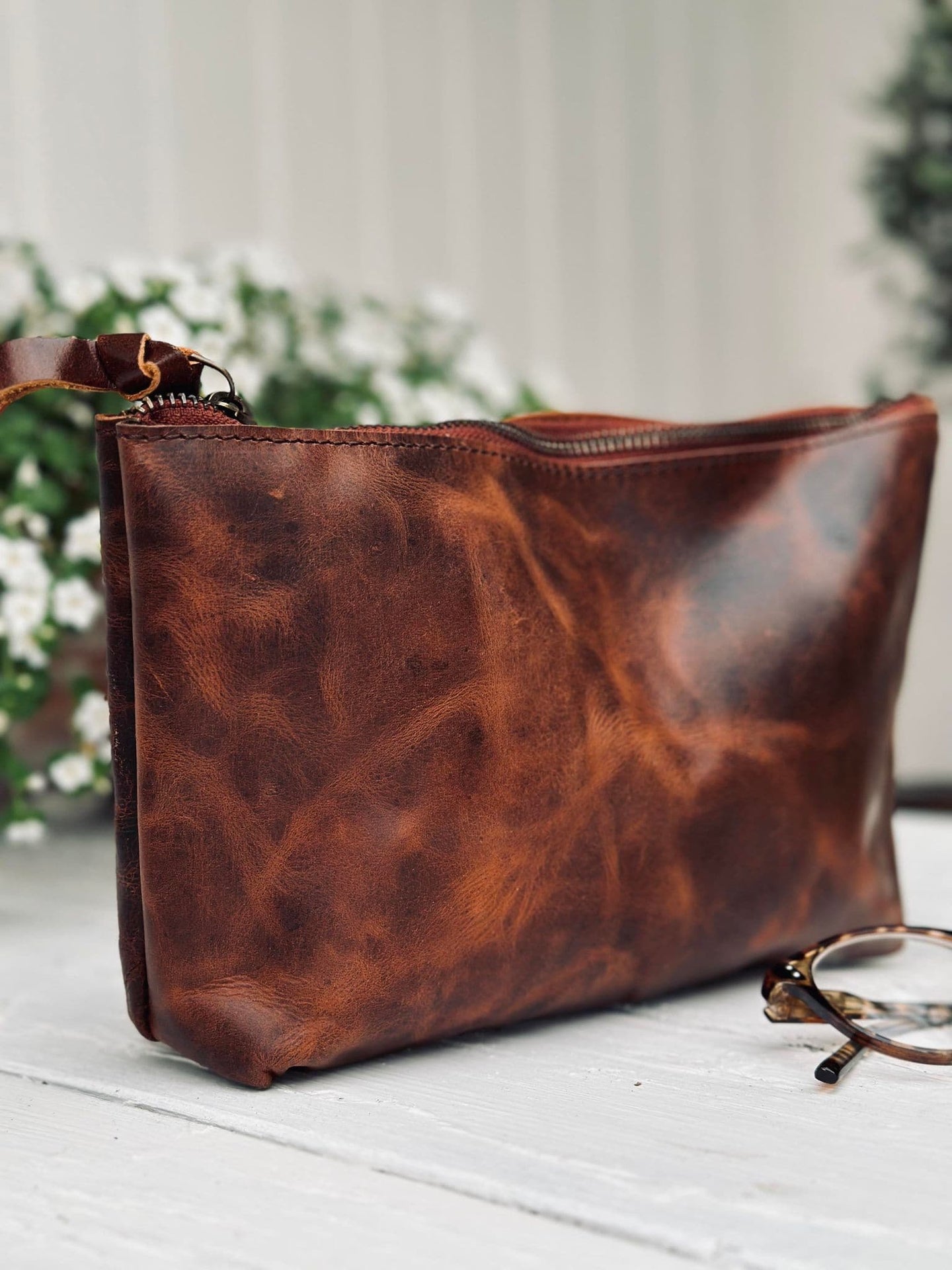 Clutch MIOMIO - Dark Cognac - VIAMAJA.DK