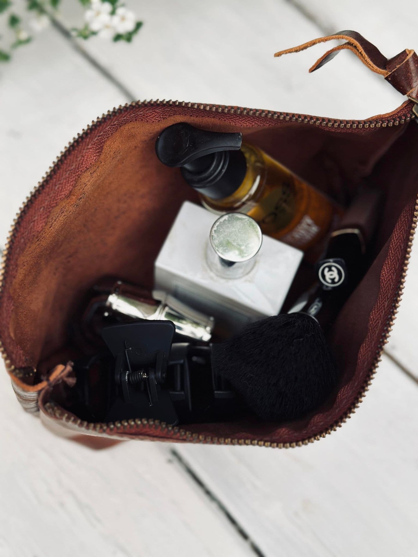 Clutch MIOMIO - Dark Cognac - VIAMAJA.DK