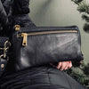 Clutch / Lederhandtasche MAGGI - aus Qualitätsleder