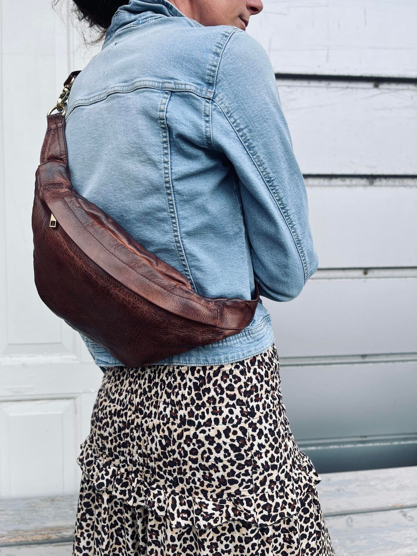 Cool Buffy Bumbag i smørblødt læder - Brandy - VIAMAJA.DK