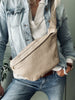 Cool Buffy Bumbag aus butterweichem Leder – Sand