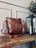Cool Crossbody MATRIX in weichem Brandy-Leder