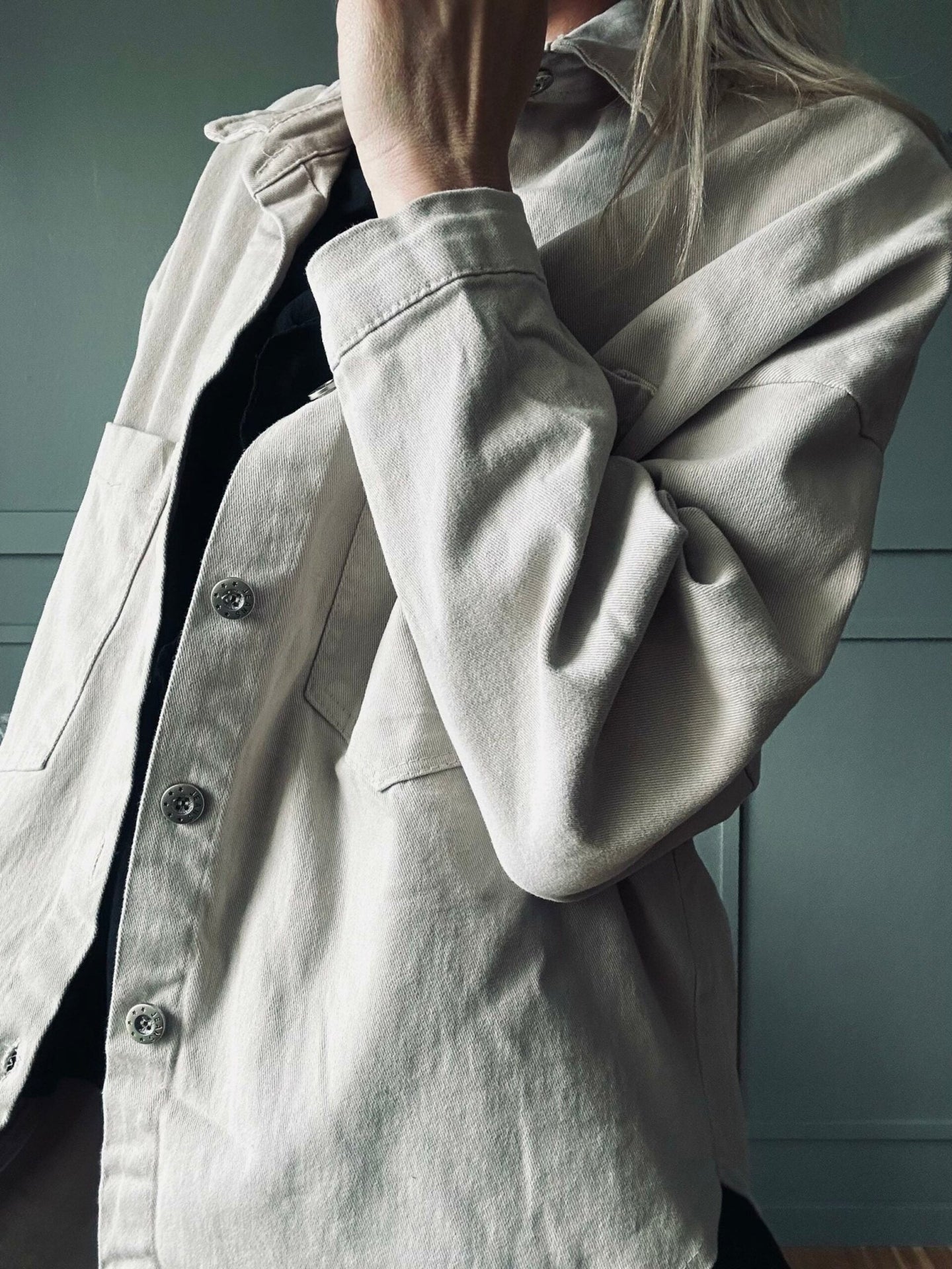 Cool denim jakke – Oversize - VIAMAJA.DK