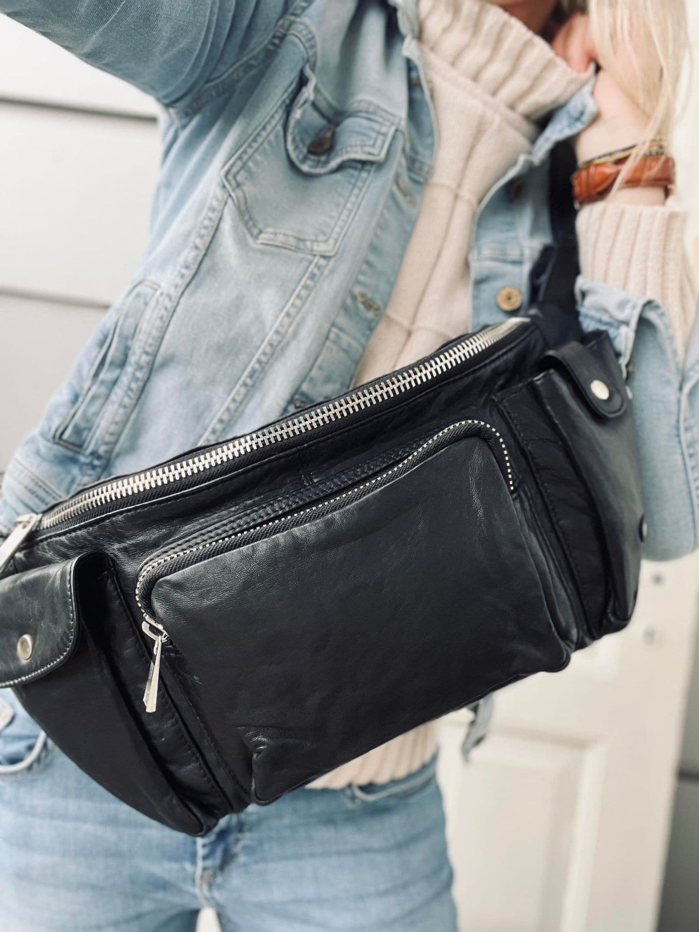 Cool XL bumbag - Black - VIAMAJA.DK