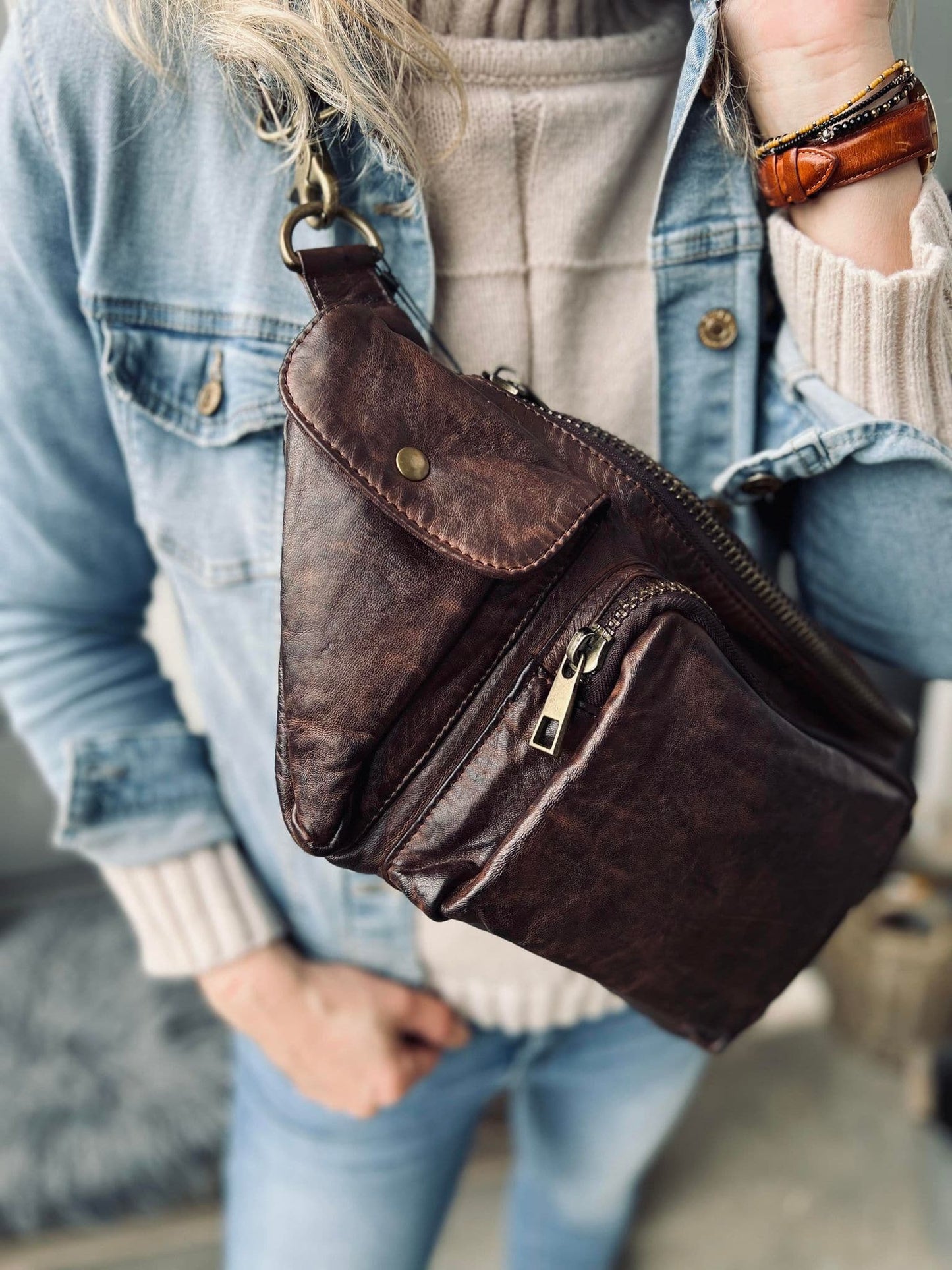 Cool XL bumbag - Winter brown - VIAMAJA.DK