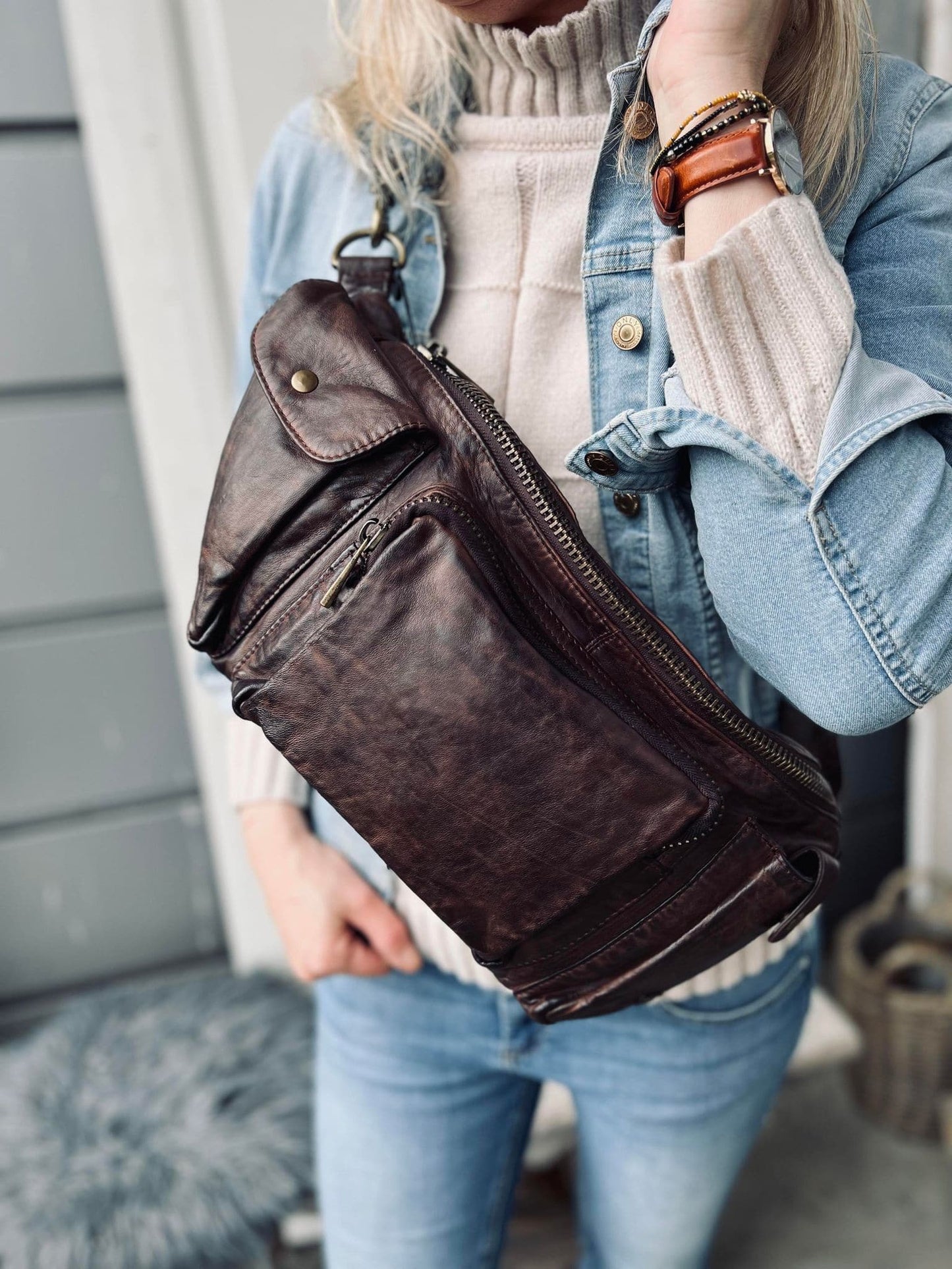 Cool XL bumbag - Winter brown - VIAMAJA.DK