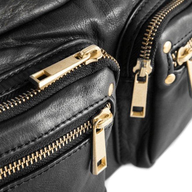Crossbody Black / gold - VIAMAJA.DK