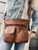 Crossbody CHESTNUT - Ultra weich