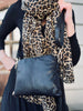 Crossbody-Clutch ALICE Black - Taschengurt inklusive