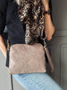 Crossbody-Clutch ALICE Taupe - Taschenriemen inklusive