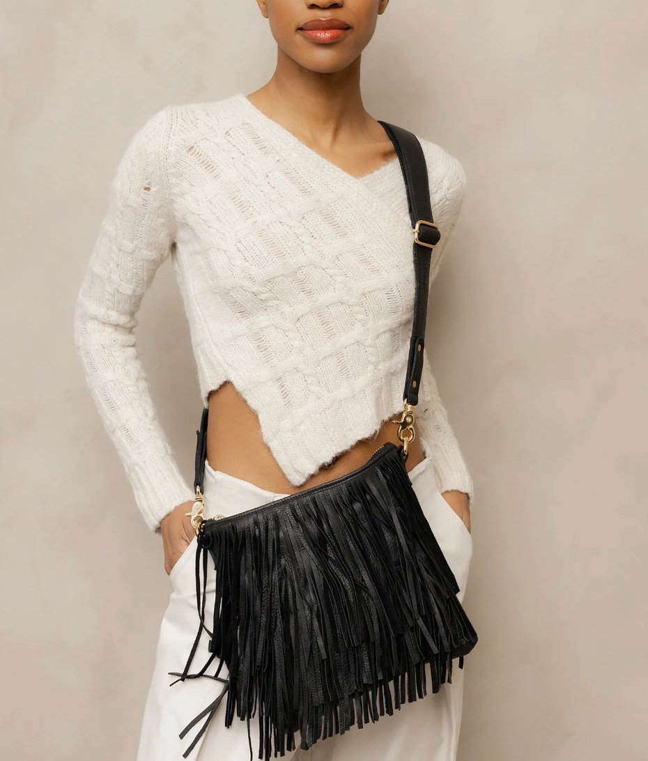Crossbody Gypsy Big – Black - VIAMAJA.DK