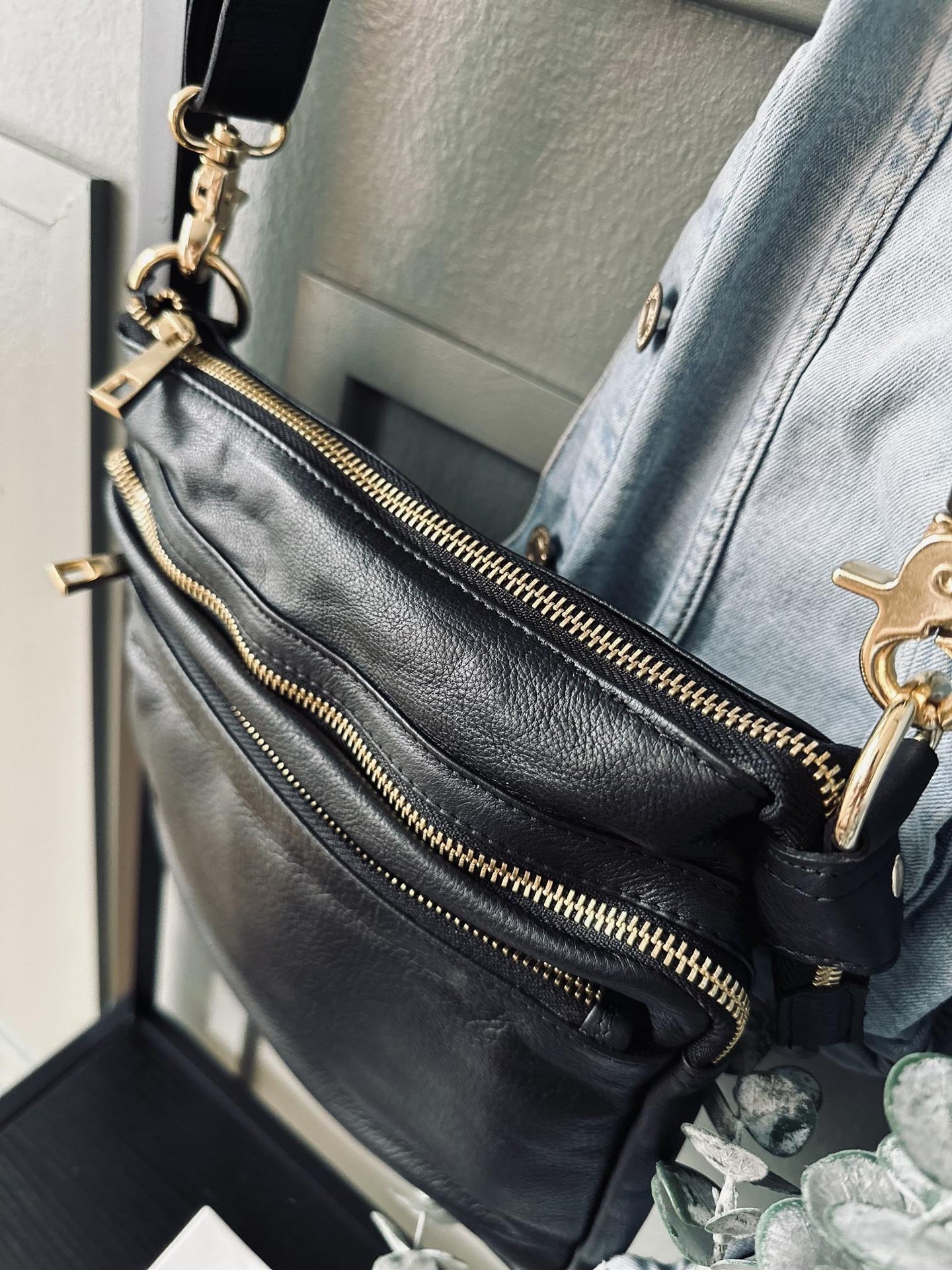Crossbody Jenna Big – Black - VIAMAJA.DK