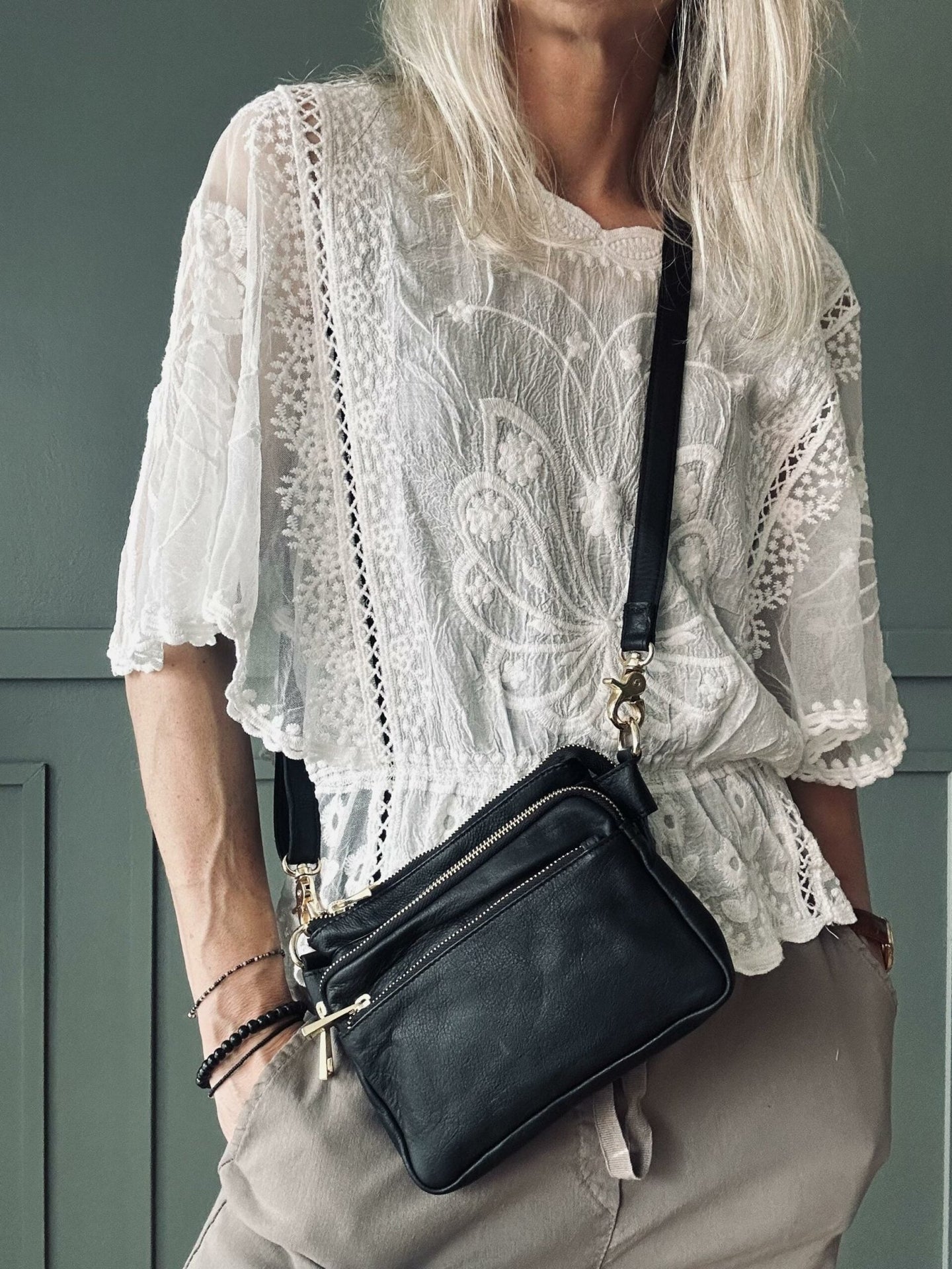 Crossbody Jenna Black - VIAMAJA.DK