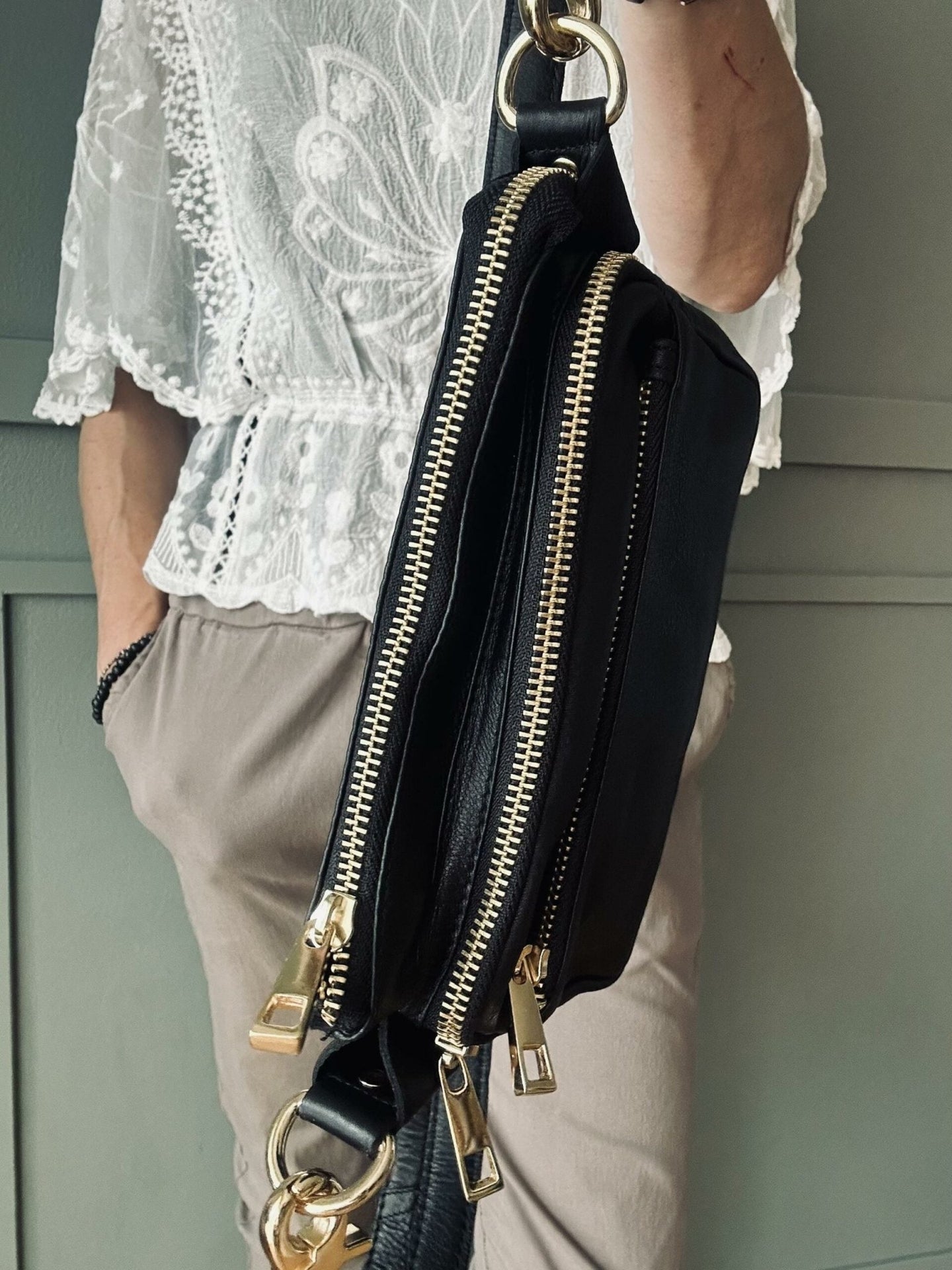 Crossbody Jenna Black - VIAMAJA.DK