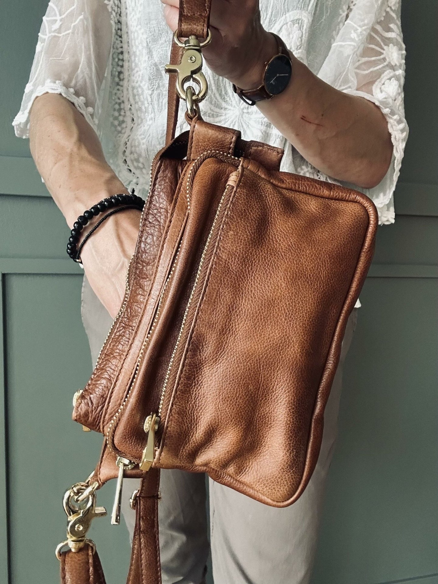 Crossbody Jenna Walnut - VIAMAJA.DK