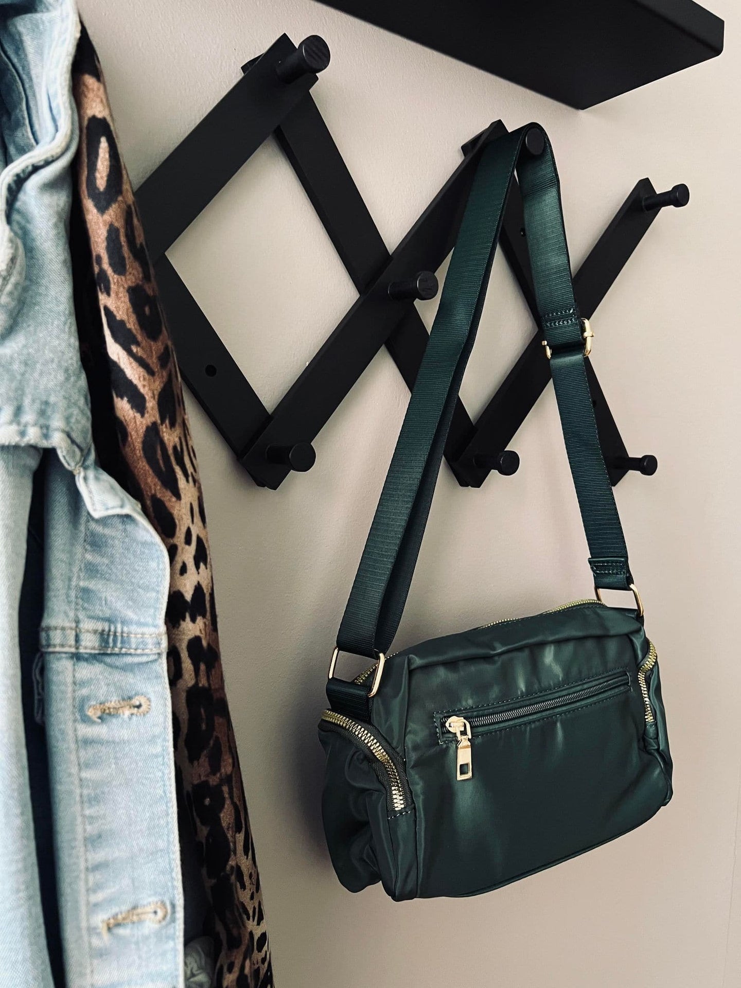 Crossbody - Kaki Nylon - VIAMAJA.DK