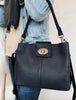 Crossbody Lux Big schwarz / Messing