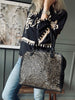 Crossbody mit Nieten - Kalbsleder